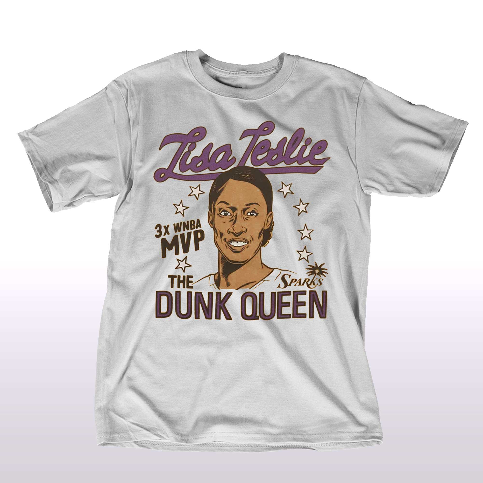Eletees La Sparks Lisa Leslie MVP The Dunk Queen Shirt