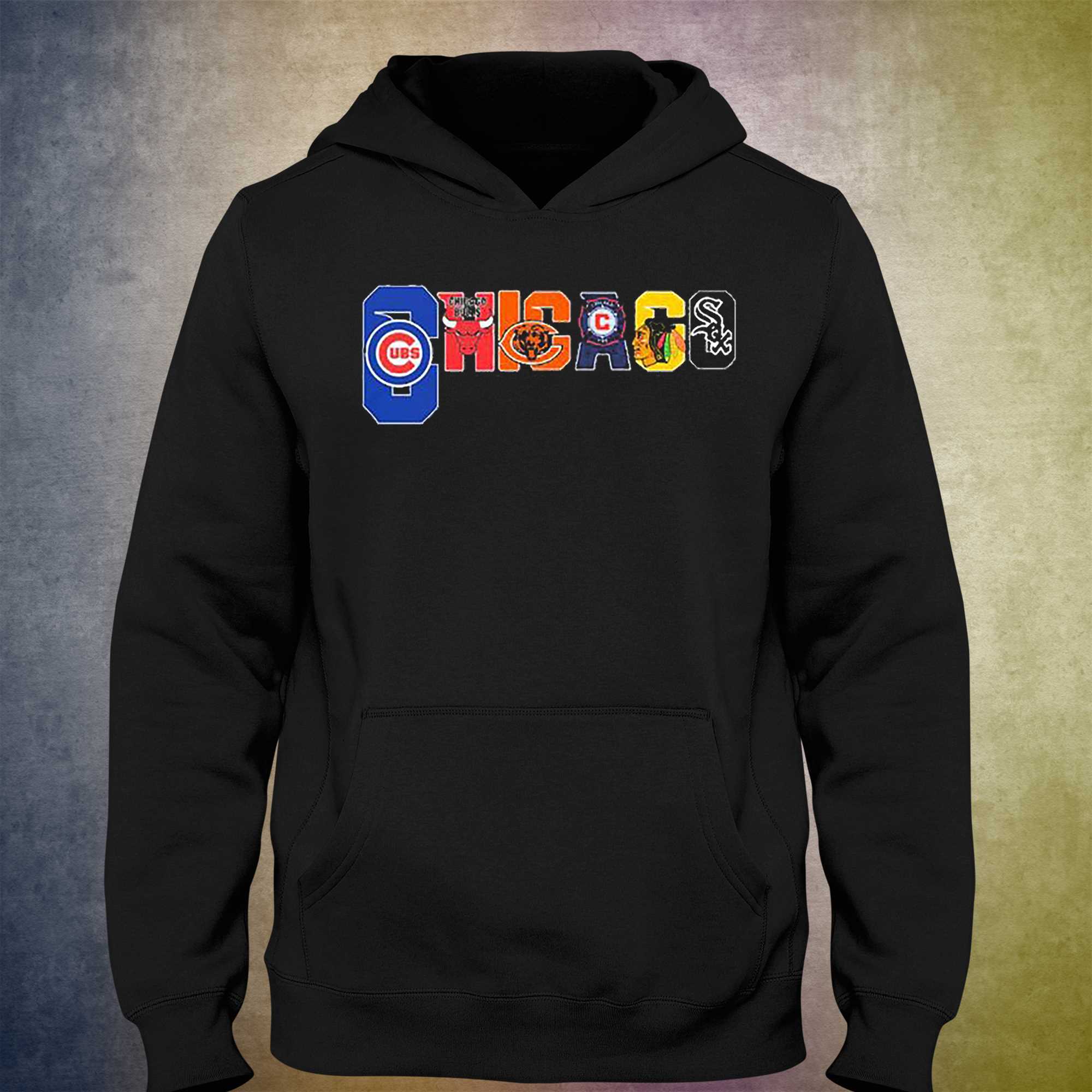 Black Chicago Cubs Hoodie