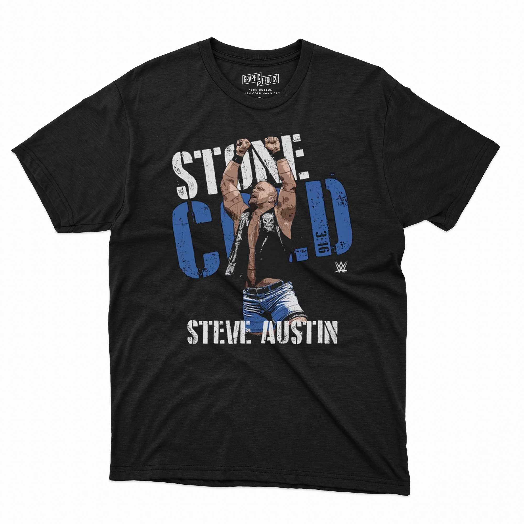 Stone Cold Steve Austin New England Patriots Black Jersey - All Stitch