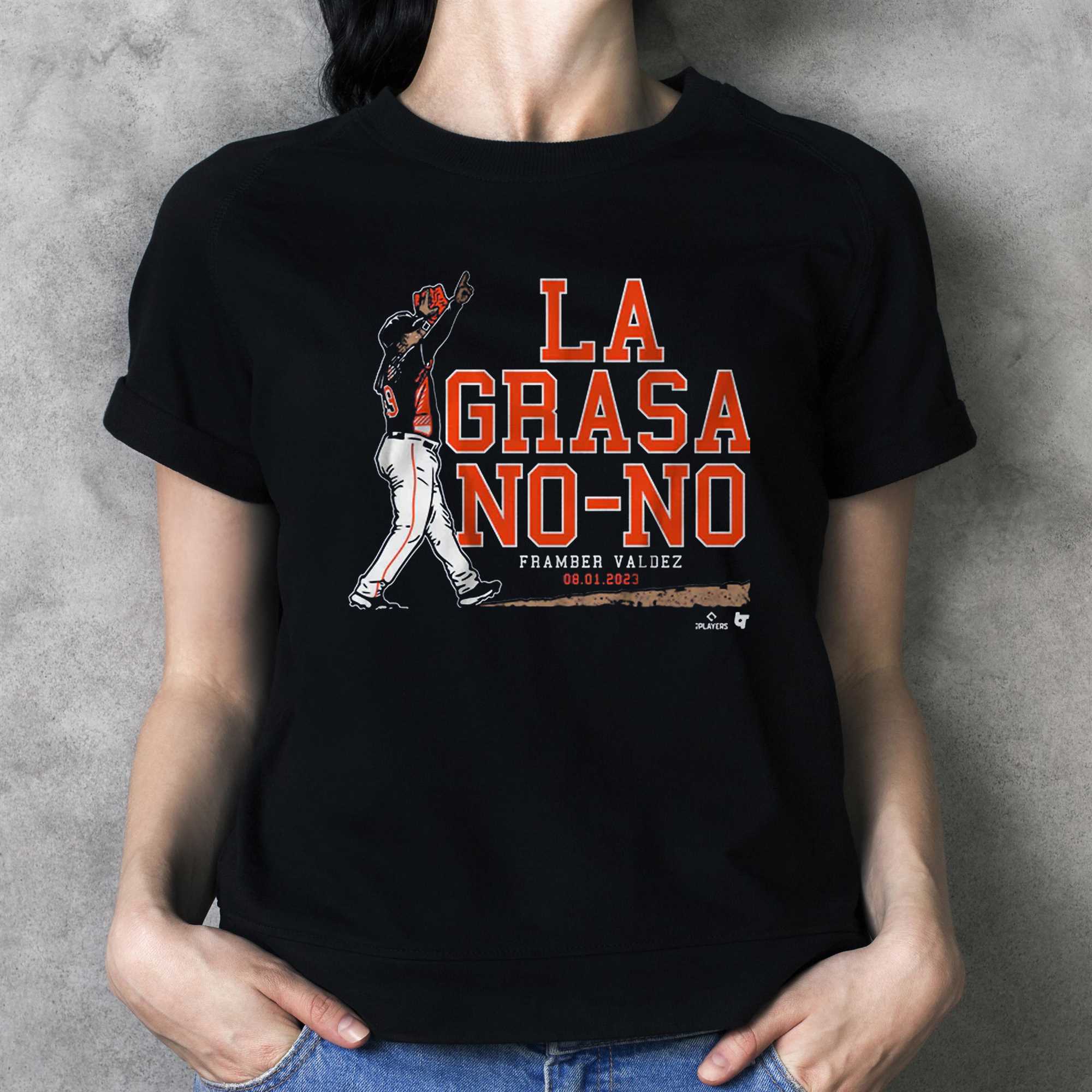 Framber Valdez La Grasa No-No Shirt - Houston Astros